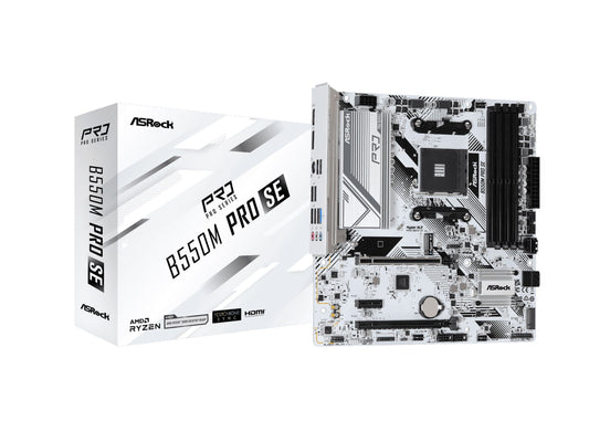 B550M Pro SE AM4 DDR4 SATA 6Gb/S 1 Pcie 4.0 X16 Micro ATX Motherboard